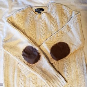 Polo by Ralph Lauren wool/linen cable knit sweater